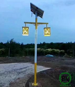 滄州公園太陽能庭院燈照明效果