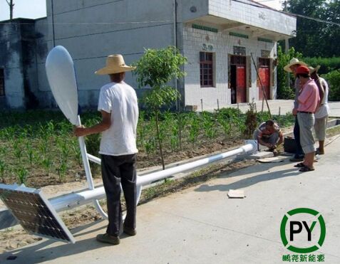 保定農村裝6米太陽能路燈