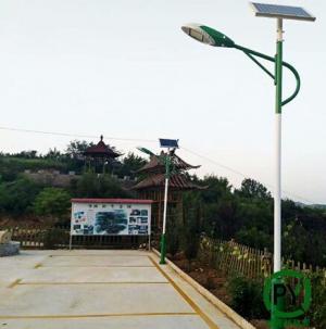 保定新農村建設太陽能路燈照亮鄉村夜晚